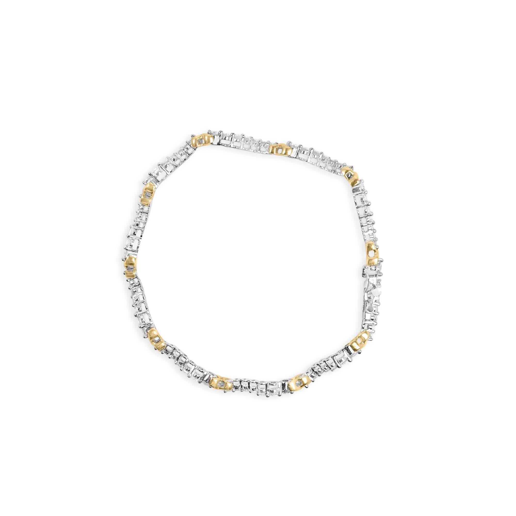 Moderne 10K Two-Tone 2.00 Cttw Diamond 