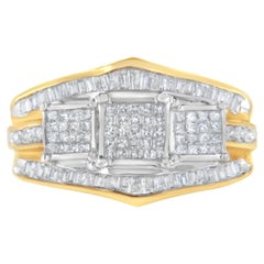 10K Two-Toned Gold 1.0 Carat Diamond Ring
