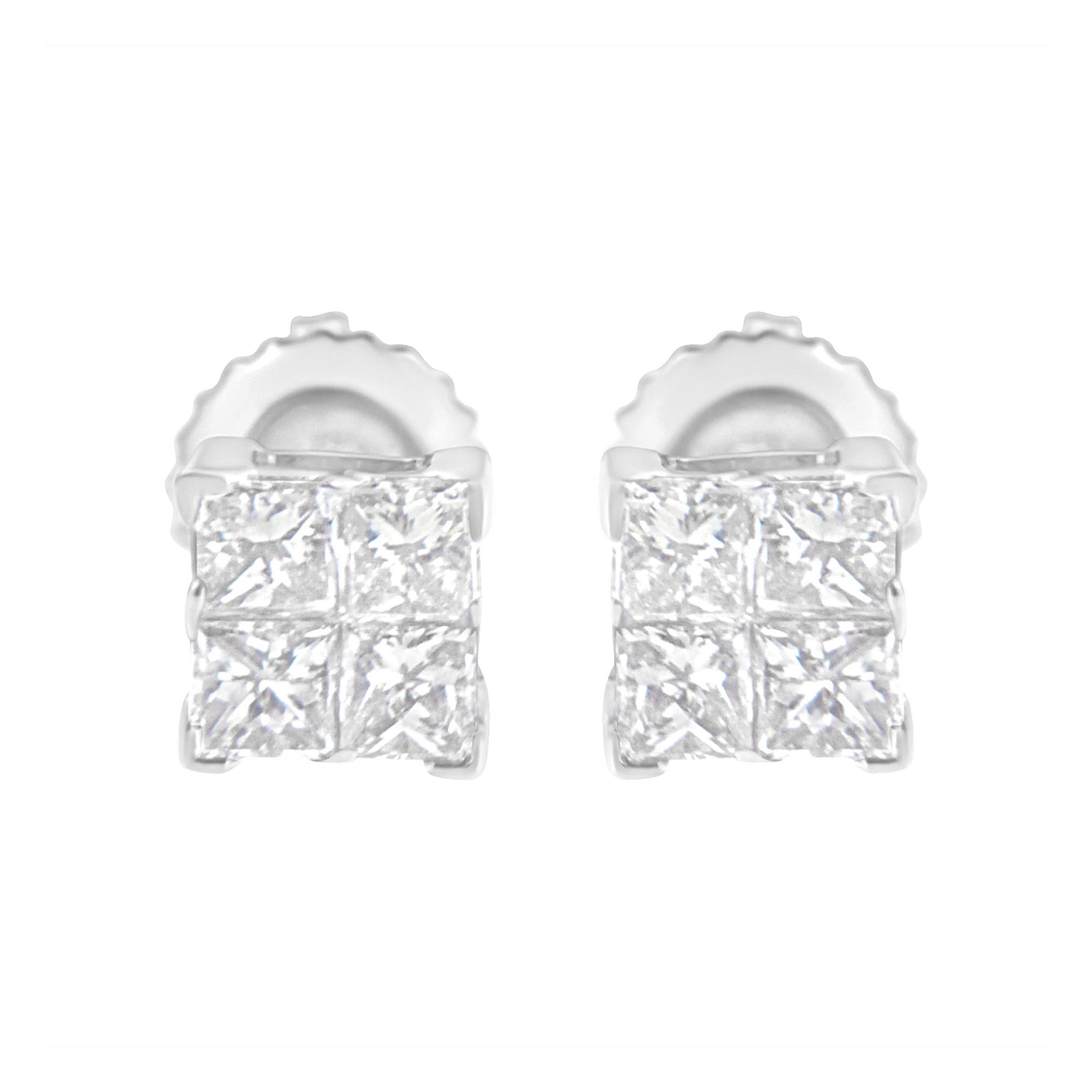 4 stone earrings