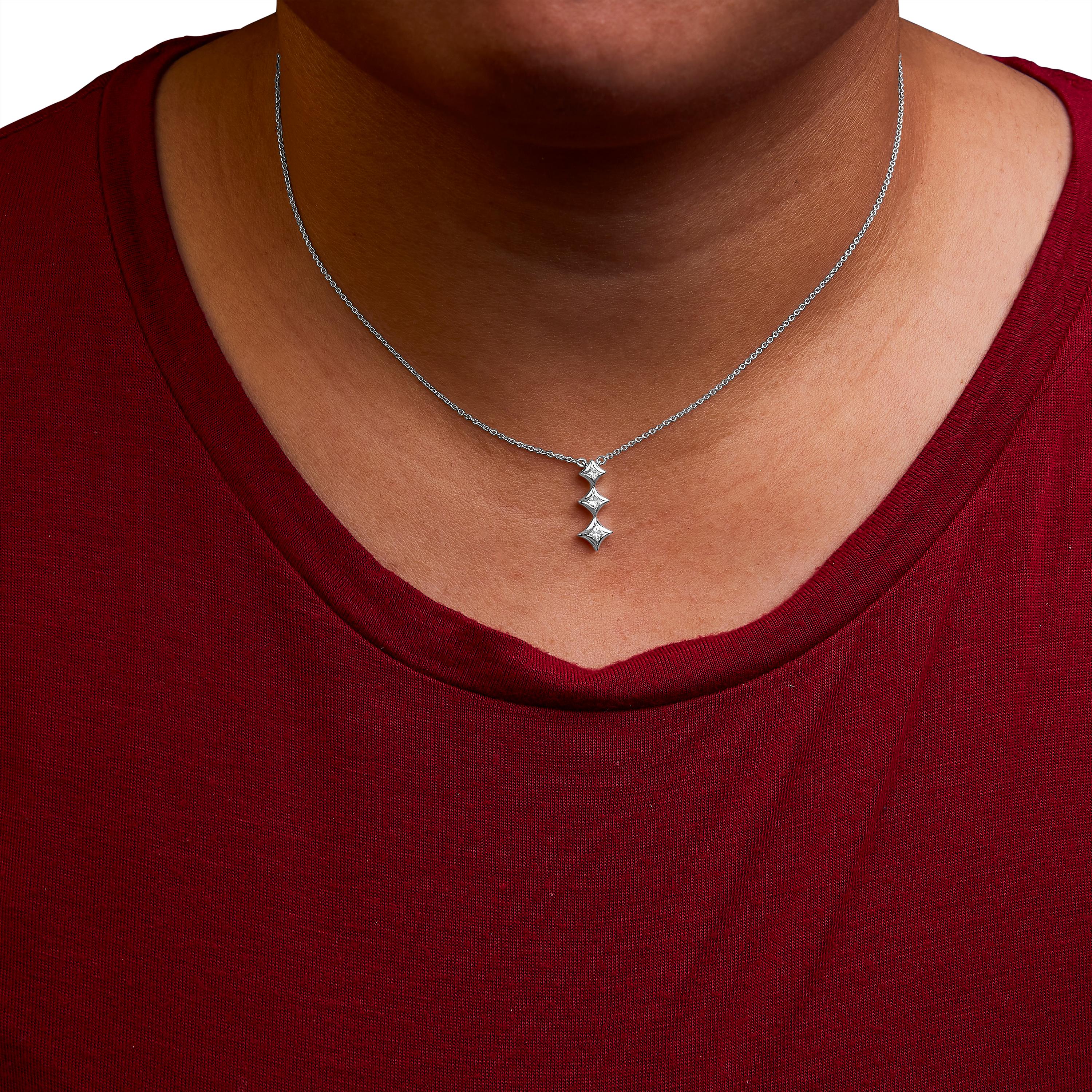 Taille princesse Collier pendentif 18