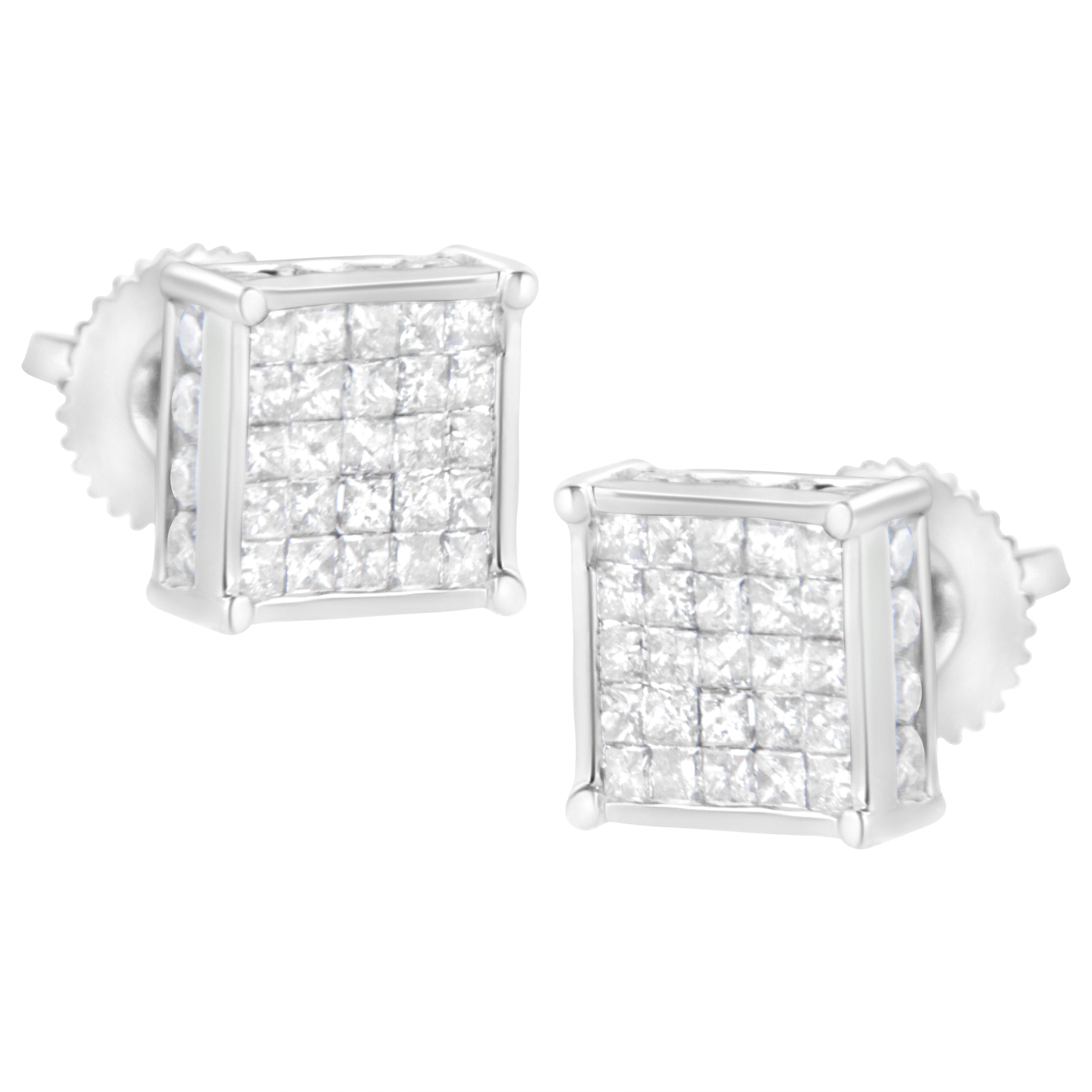 1 10 carat diamond earrings