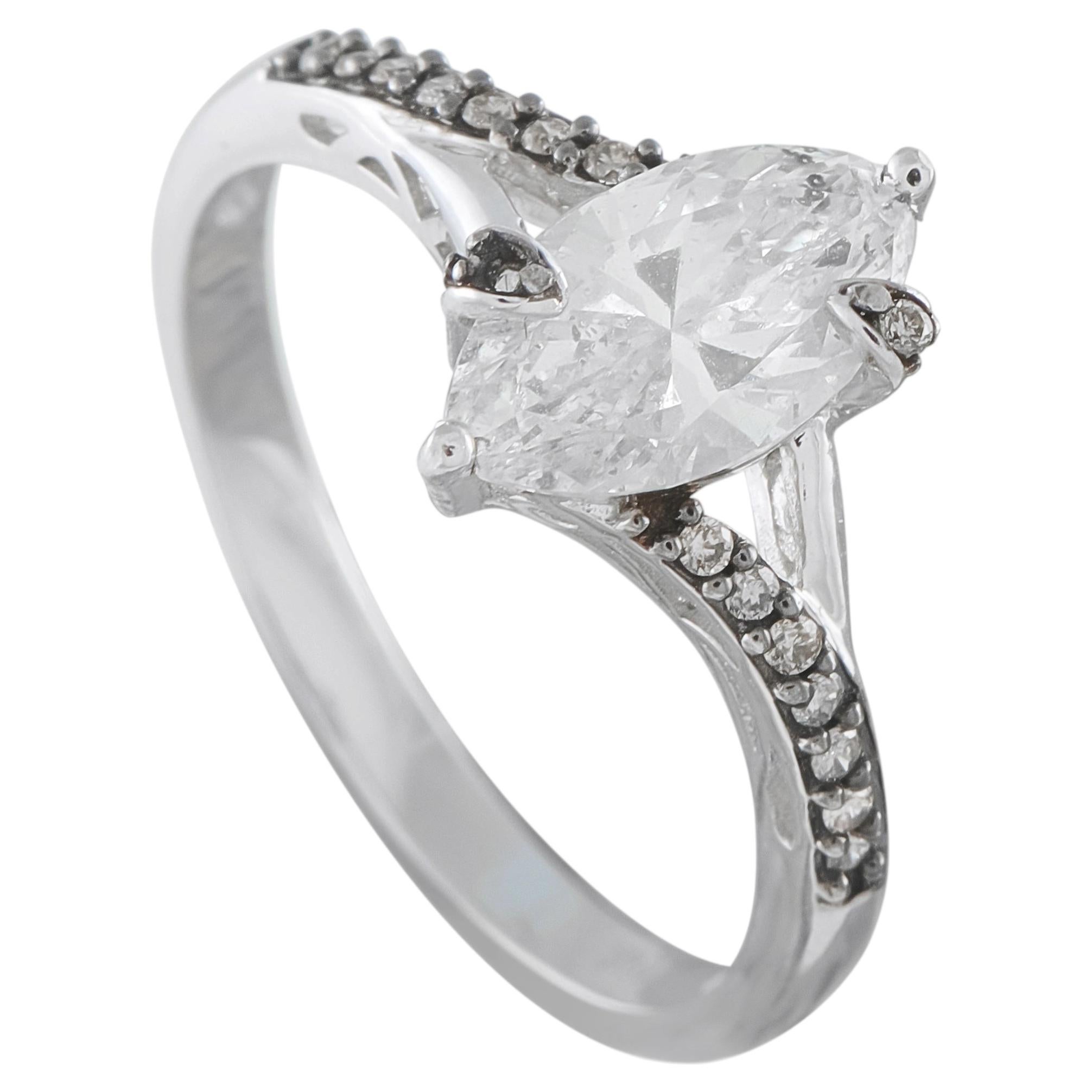 10K White Gold 1.30ct Diamond Ring MF18-070826