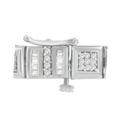 10K White Gold 2.0 Carat Diamond Link Bracelet