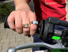 10K White Gold Classic Mens Diamond Ring