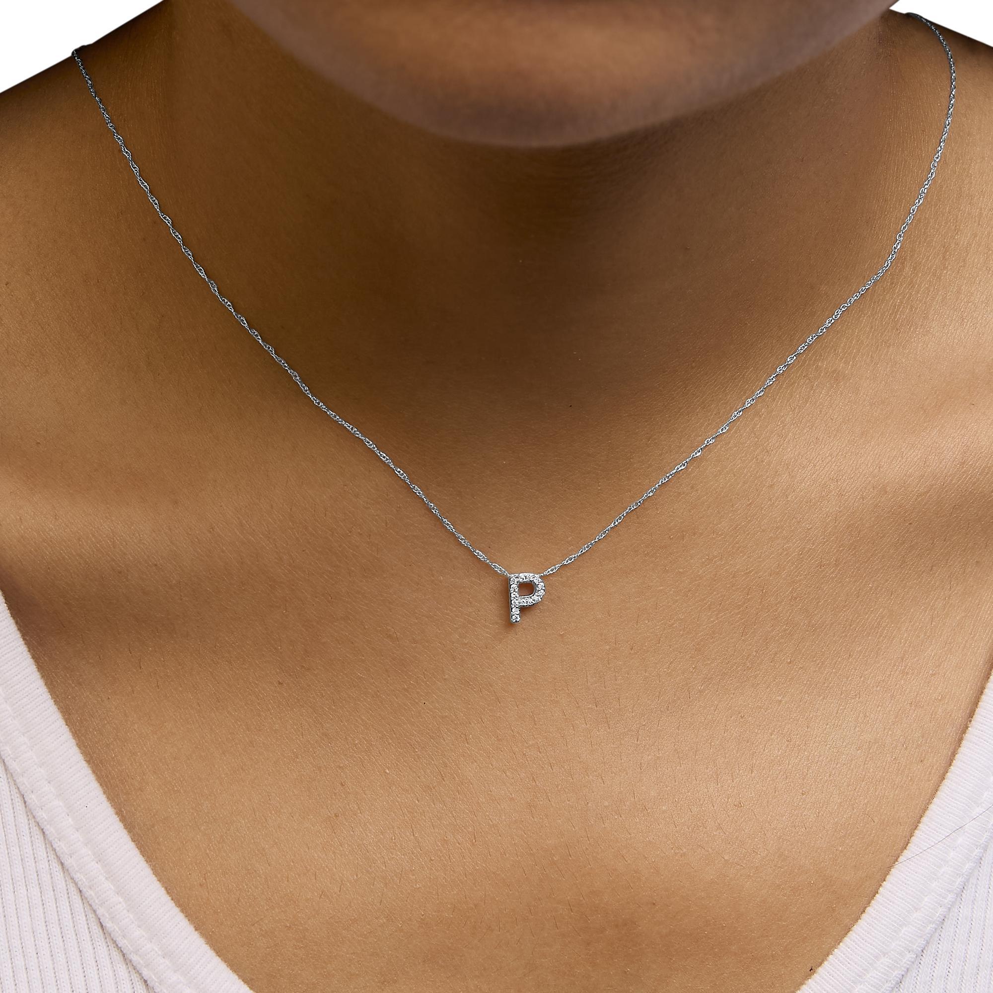 10K White Gold Diamond Accent 