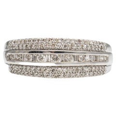 10k White Gold Diamond Anniversary Ring
