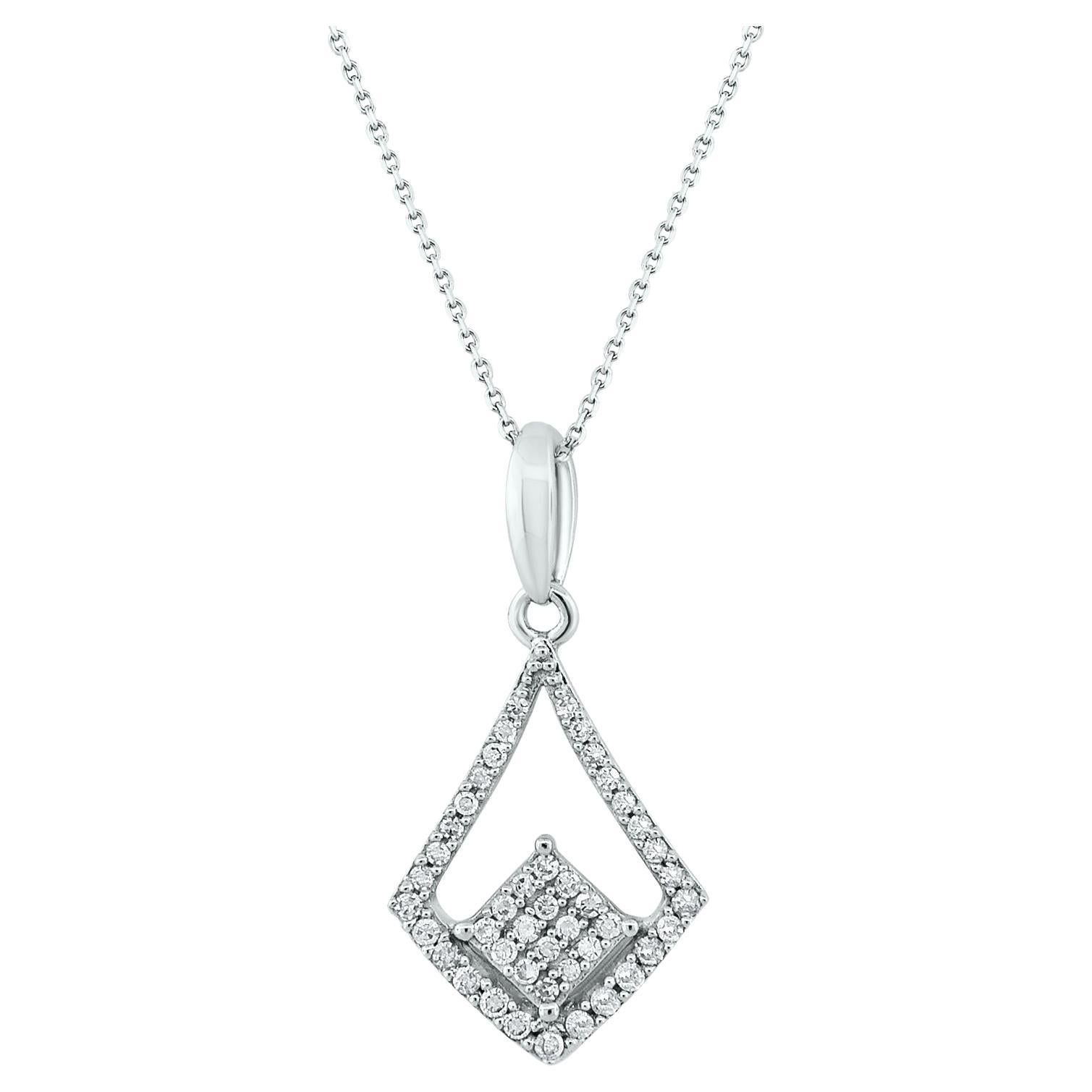 10K White Gold Diamond Kite Pendant For Sale At 1stDibs 10k-white-gold-diamond-kite-pendant-for-sale-at-1stdibs