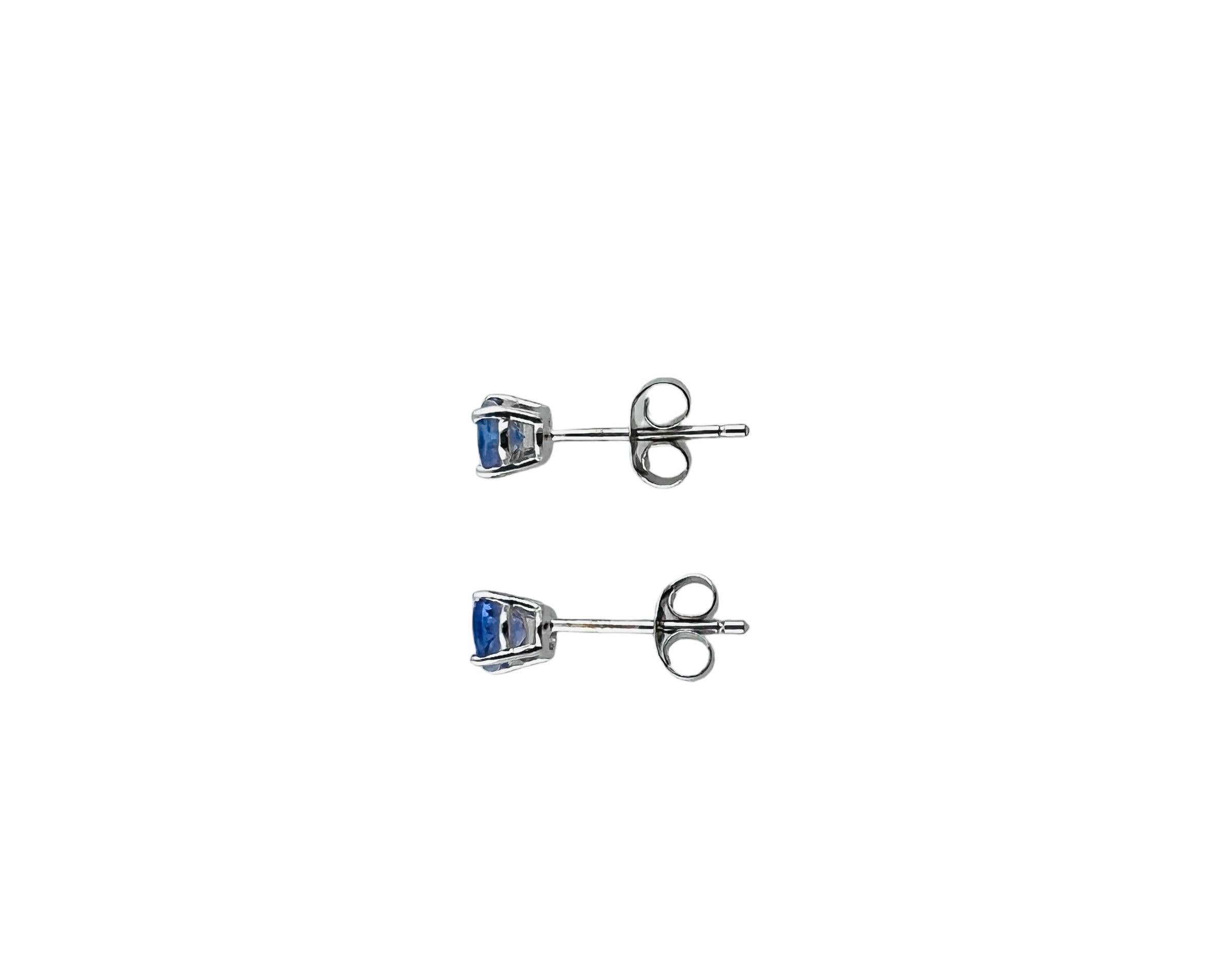 Marquise Cut 10K White Gold Tanzanite Studs #15941 For Sale