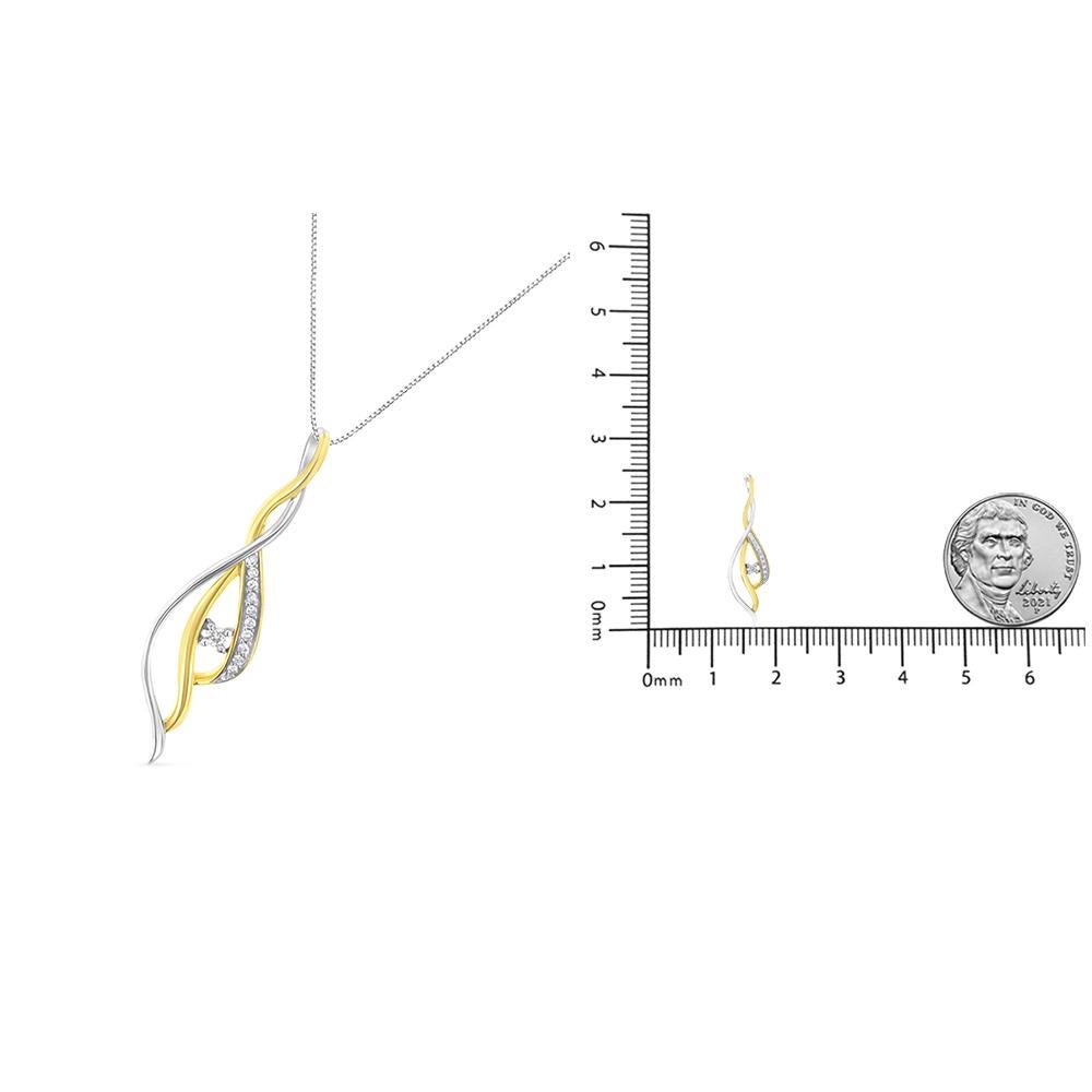 Collana con ciondolo a cascata da 18