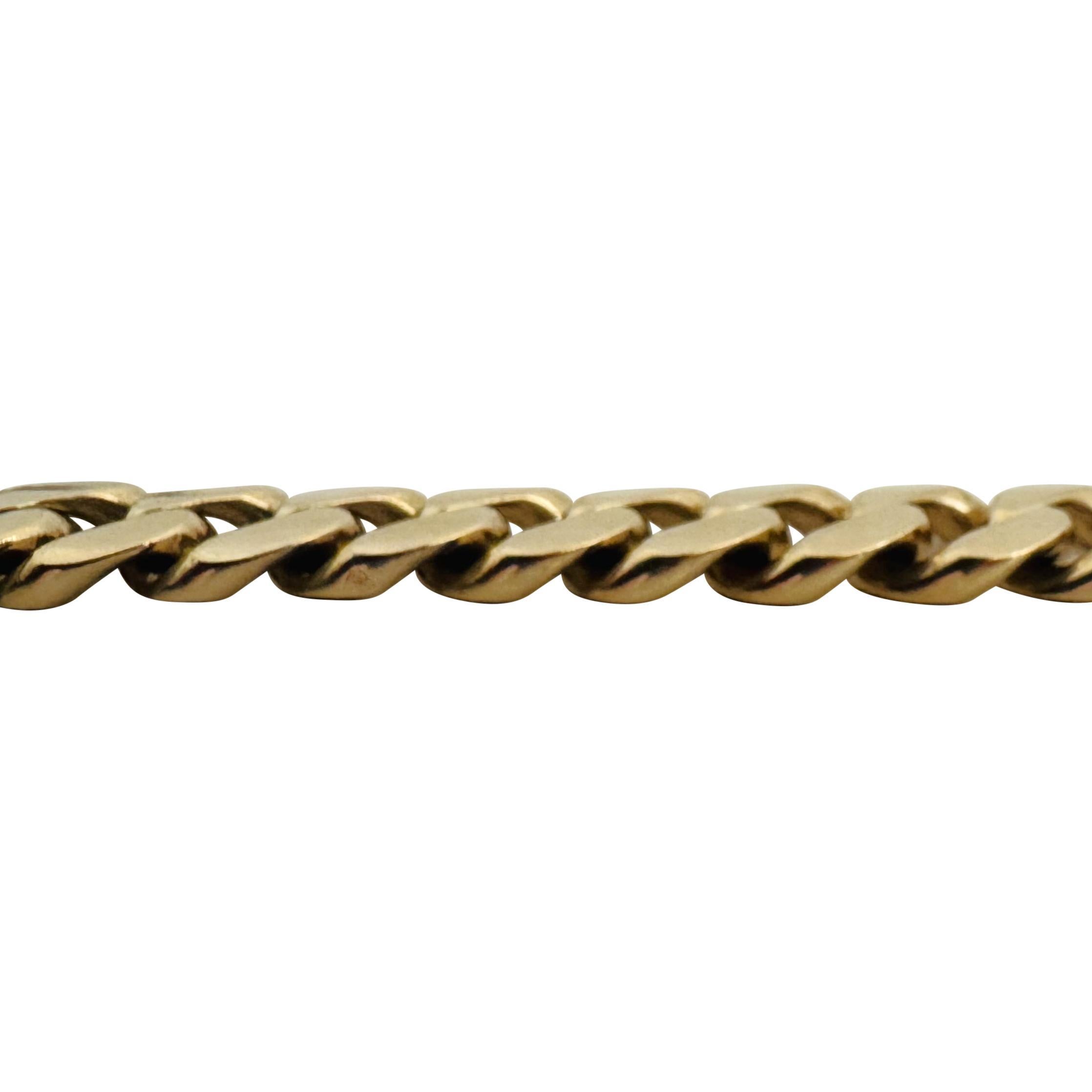 10k Gelbgold 180g massive schwere 9,5 mm lange kubanische Gliederkette Halskette 36