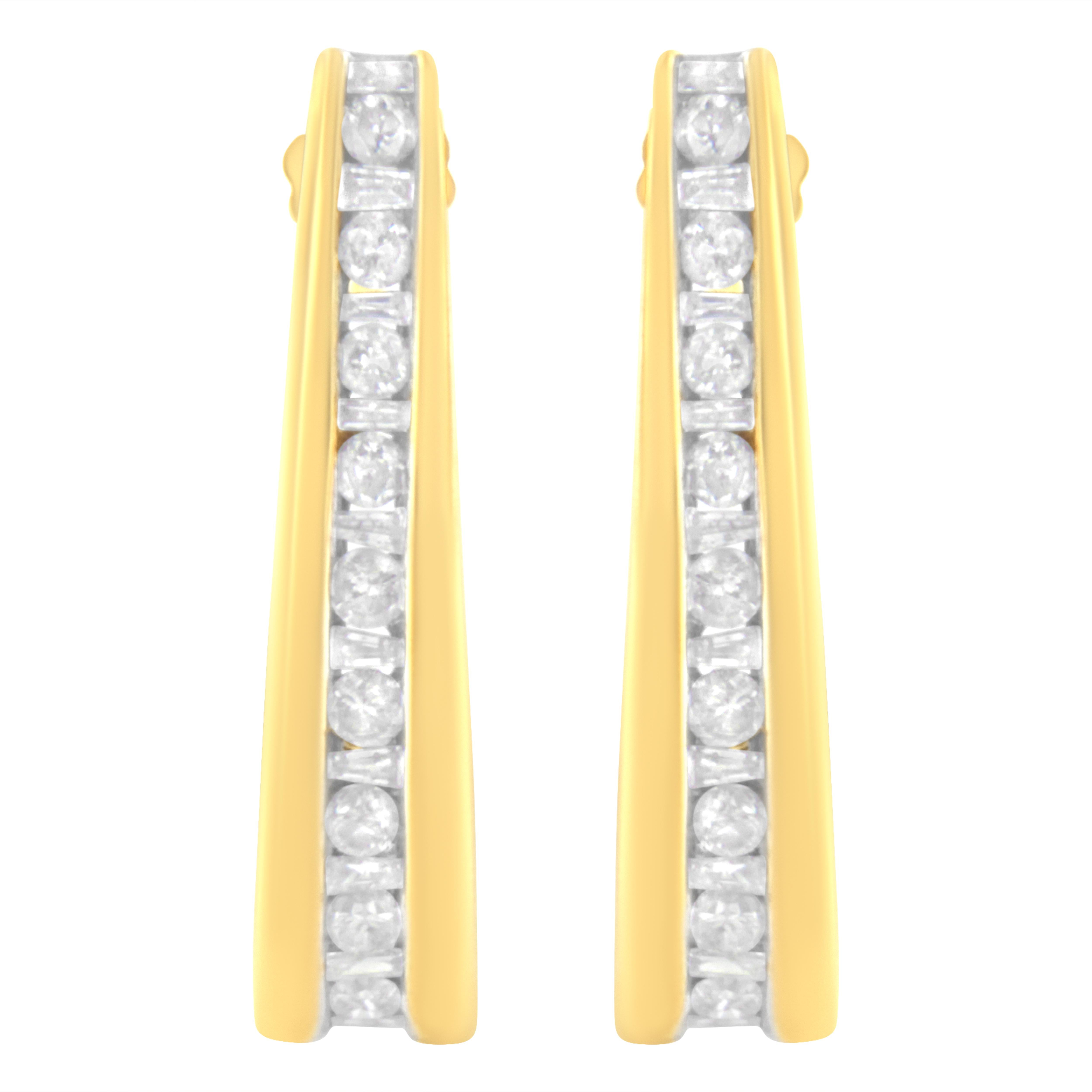 j hoop earrings yellow gold