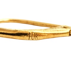 10k Gelbgold .20 Karat Schwarzer & Weißer Diamant Leverback-Ohrringe