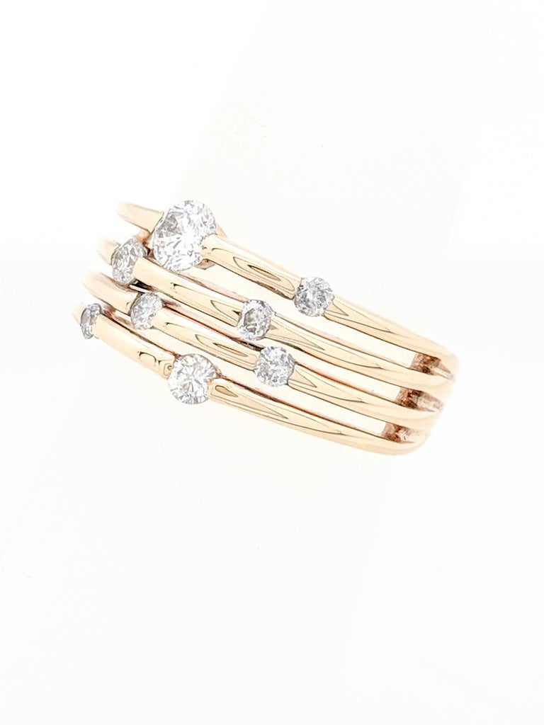 Xxl right hand diamond rings with 34 karat boxes