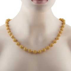 10K Gelbgold 74,5ct Diamant-Halskette MF17-012326