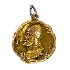 Pendentif antique en or jaune 10K 6.6g