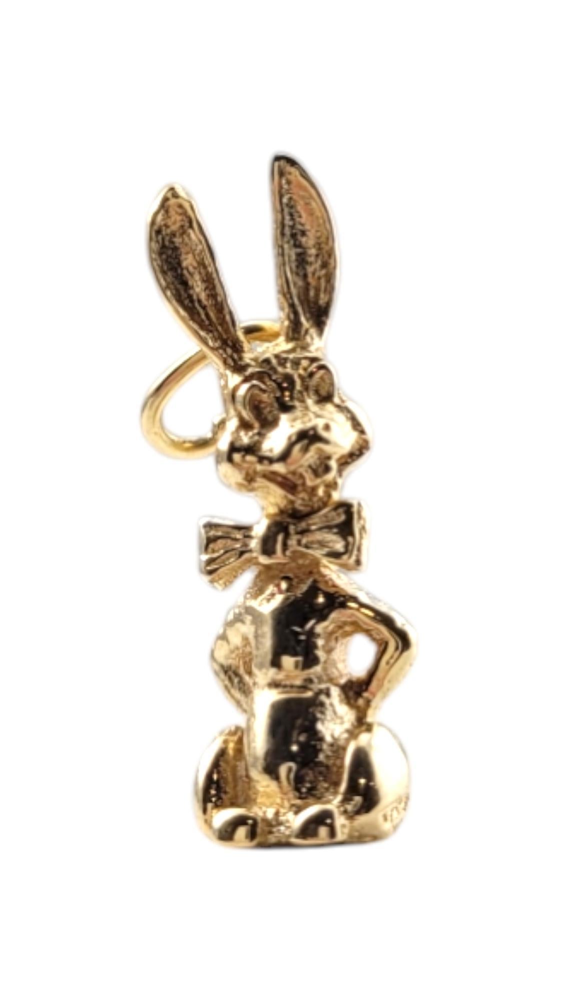Breloque lapin articulée en or jaune 10 carats n° 20551 Bon état - En vente à Washington Depot, CT