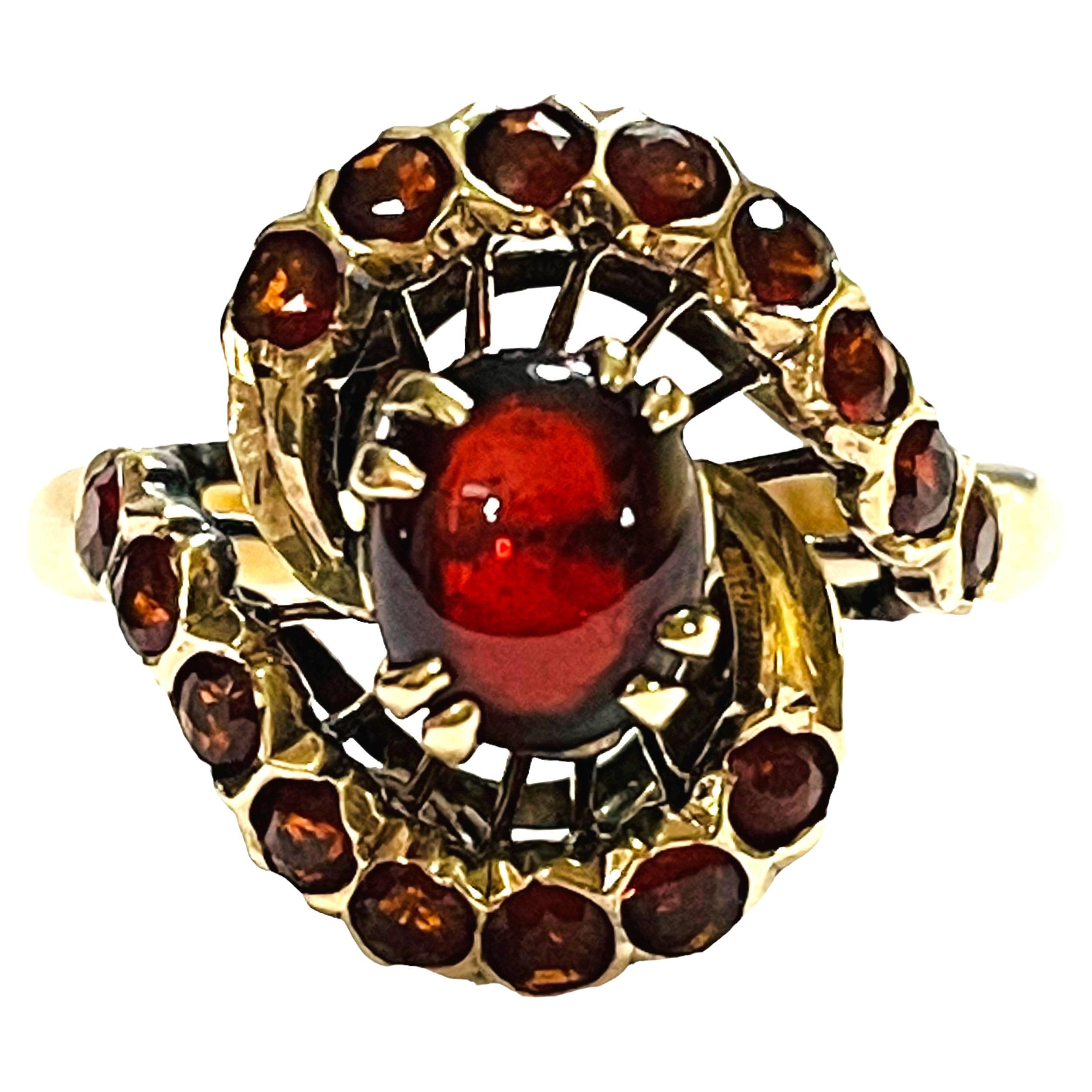 Bague Pépite Or Jaune 10 Carats - Argent Massif - Homme - Taille 11 - Goldum NYC