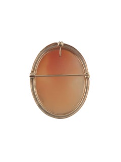 10K Yellow Gold Cameo Brooch/Pendant  #23762