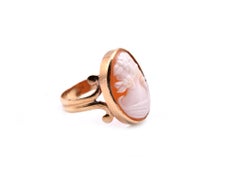10 Karat Yellow Gold Cameo Ring