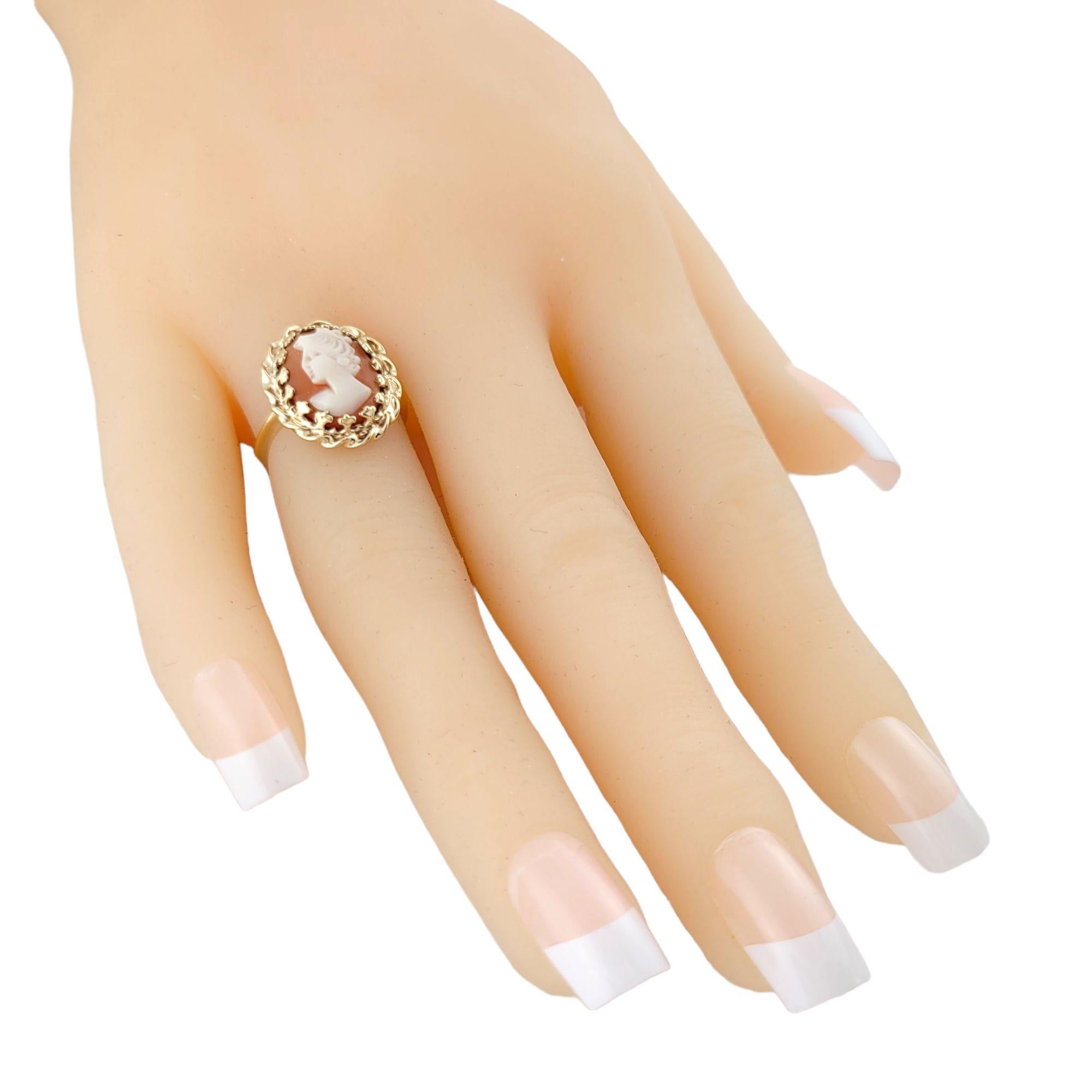 10k Gelbgold Kamee-Ring 1