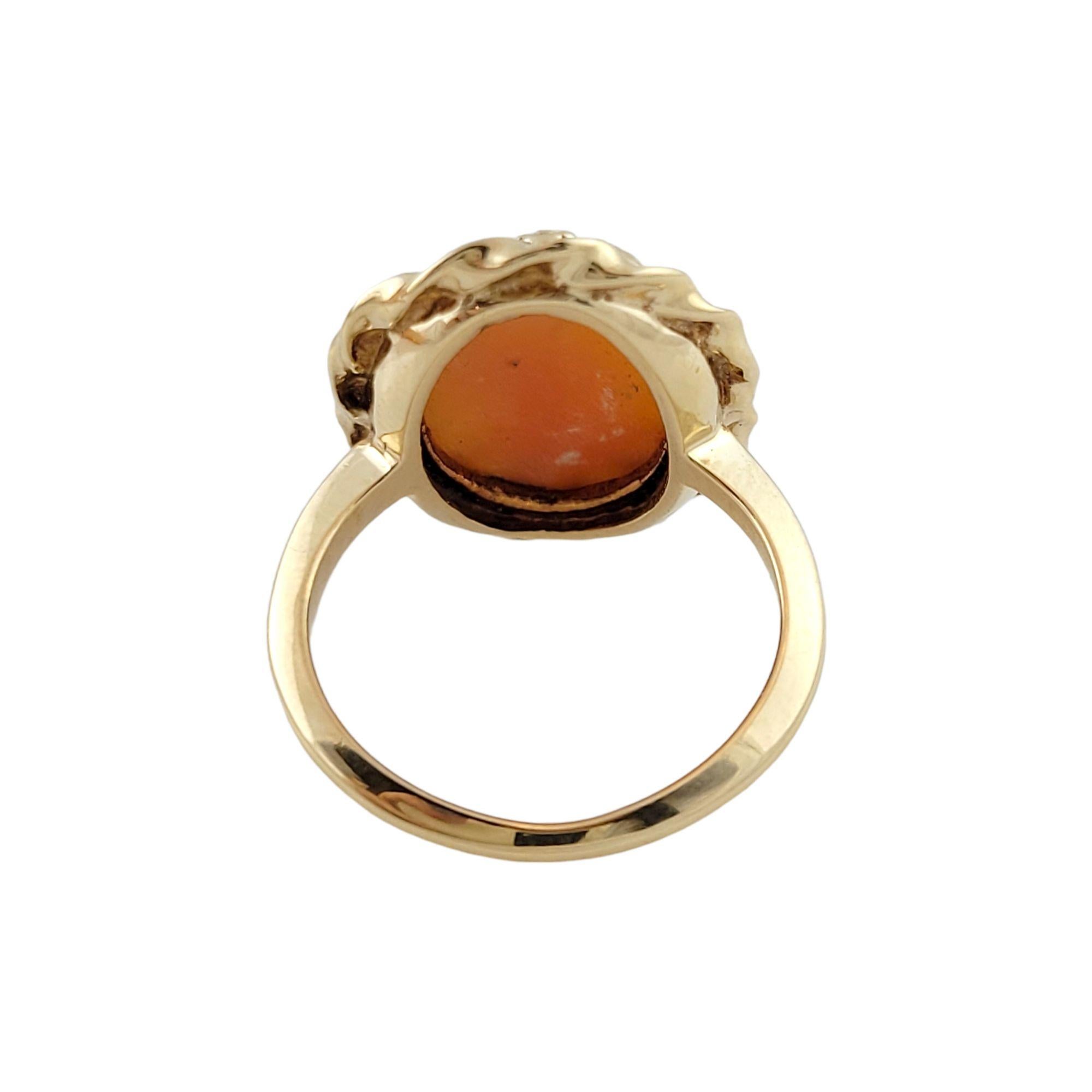 10k Yellow Gold Cameo Ring 2