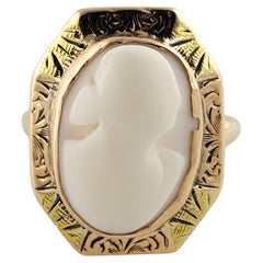Used 10k Yellow Gold Cameo Ring