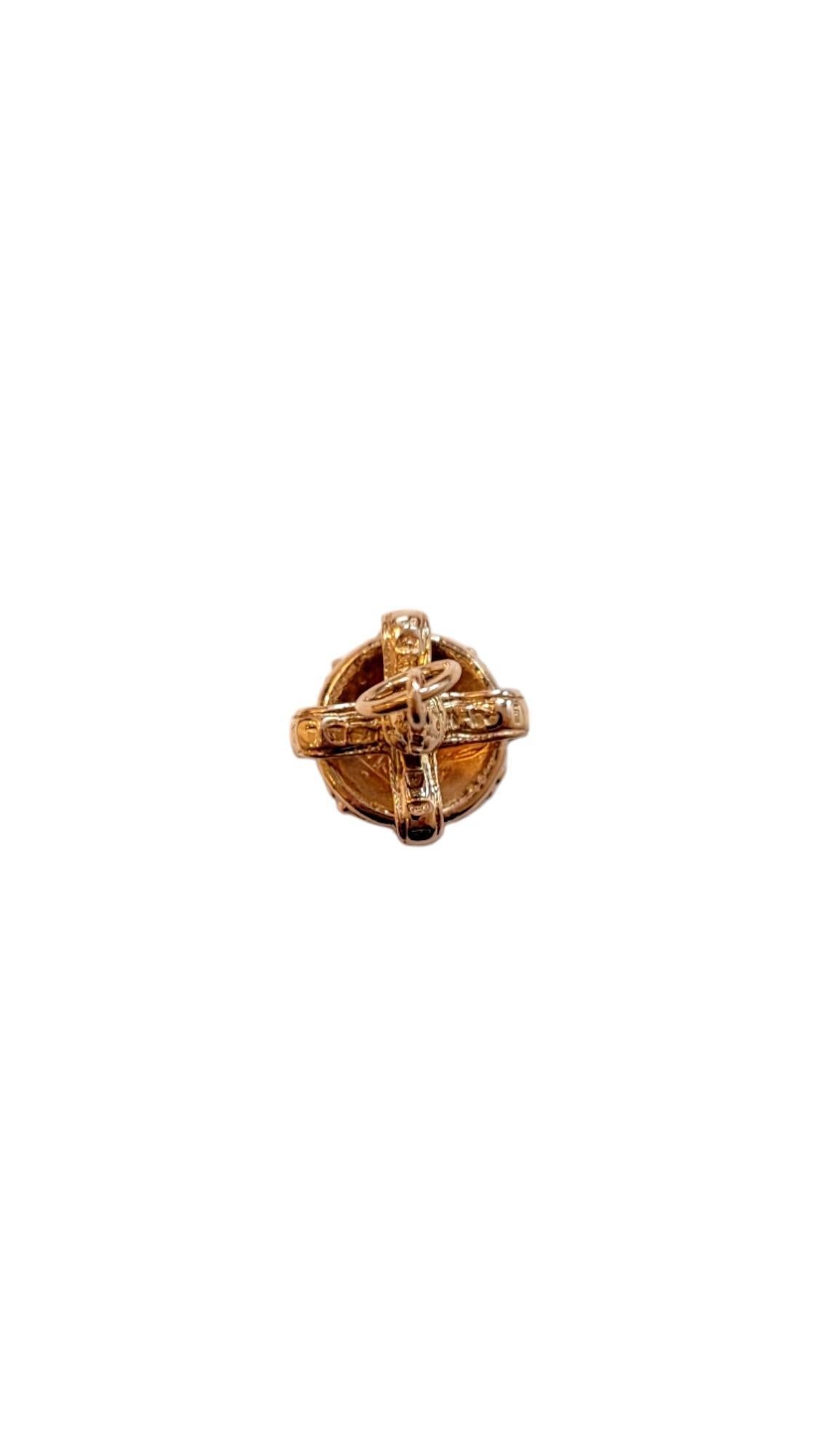 10K Yellow Gold Crown Charm #20550 For Sale 1
