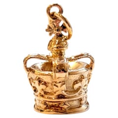 10K Yellow Gold Crown Charm #20550