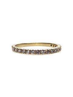 10K Yellow Gold Cubic Zirconia Band Size 5.5 #25768