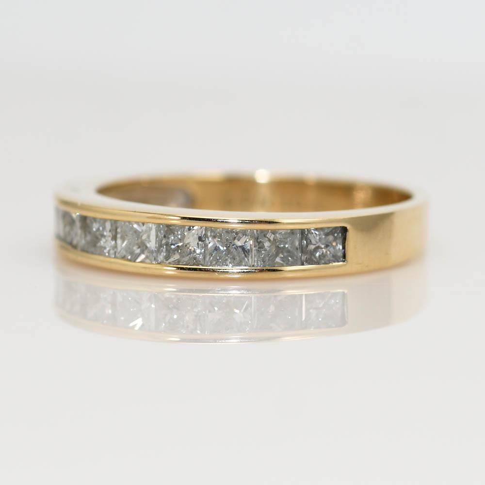 10K Gelbgold Diamant-Ring, 1,00tdw, 3g 2