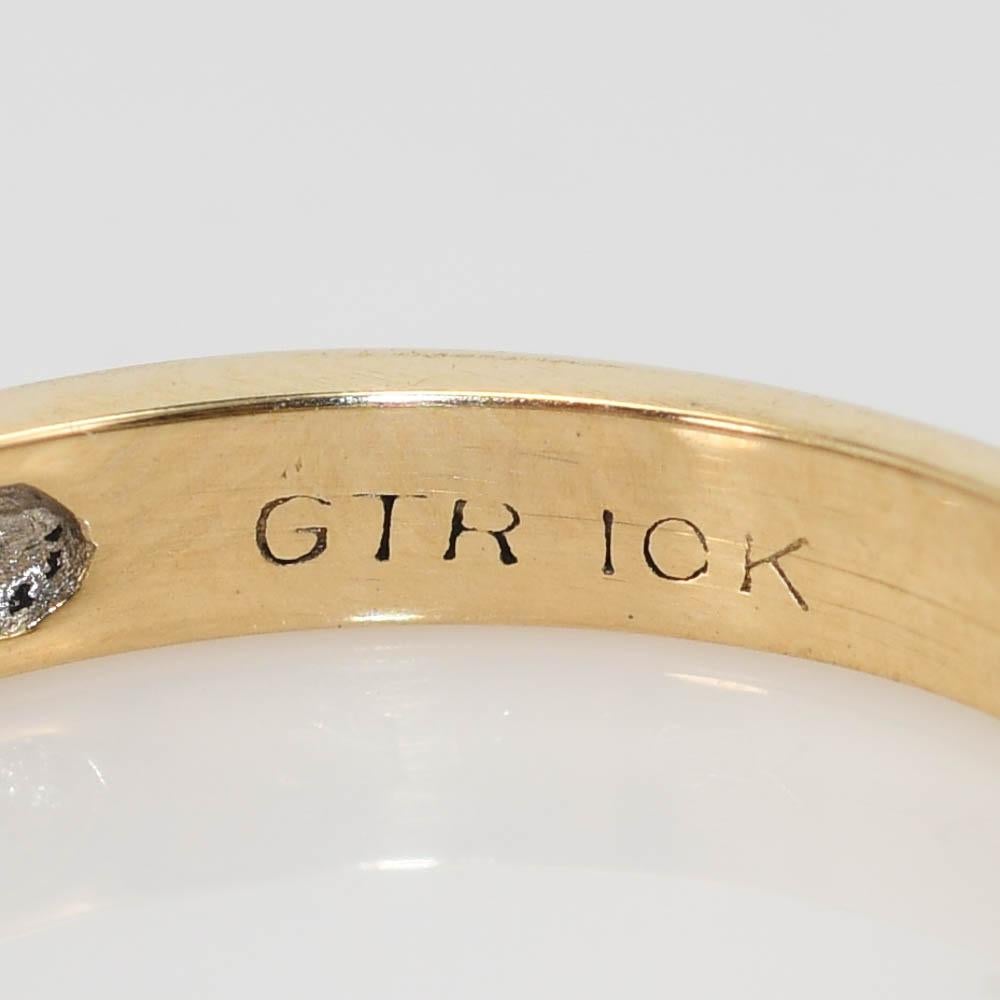 10K Gelbgold Diamant-Ring, 1,00tdw, 3g 3