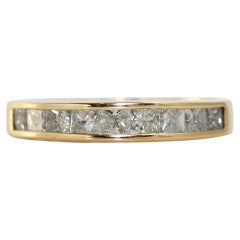 10K Gelbgold Diamant-Ring, 1,00tdw, 3g