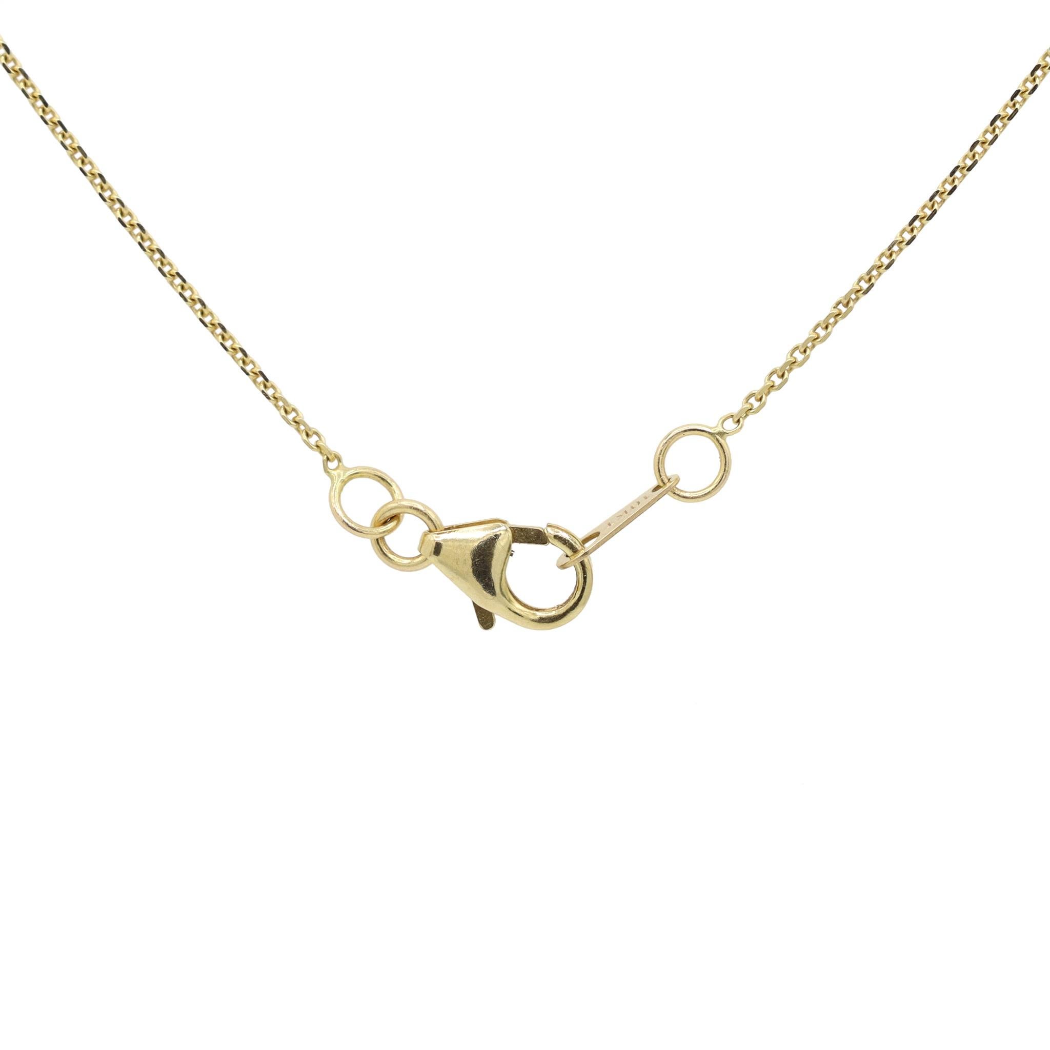 10K Gelbgold Diamant Halo Kreuz Anhänger Halskette für Damen oder Herren
