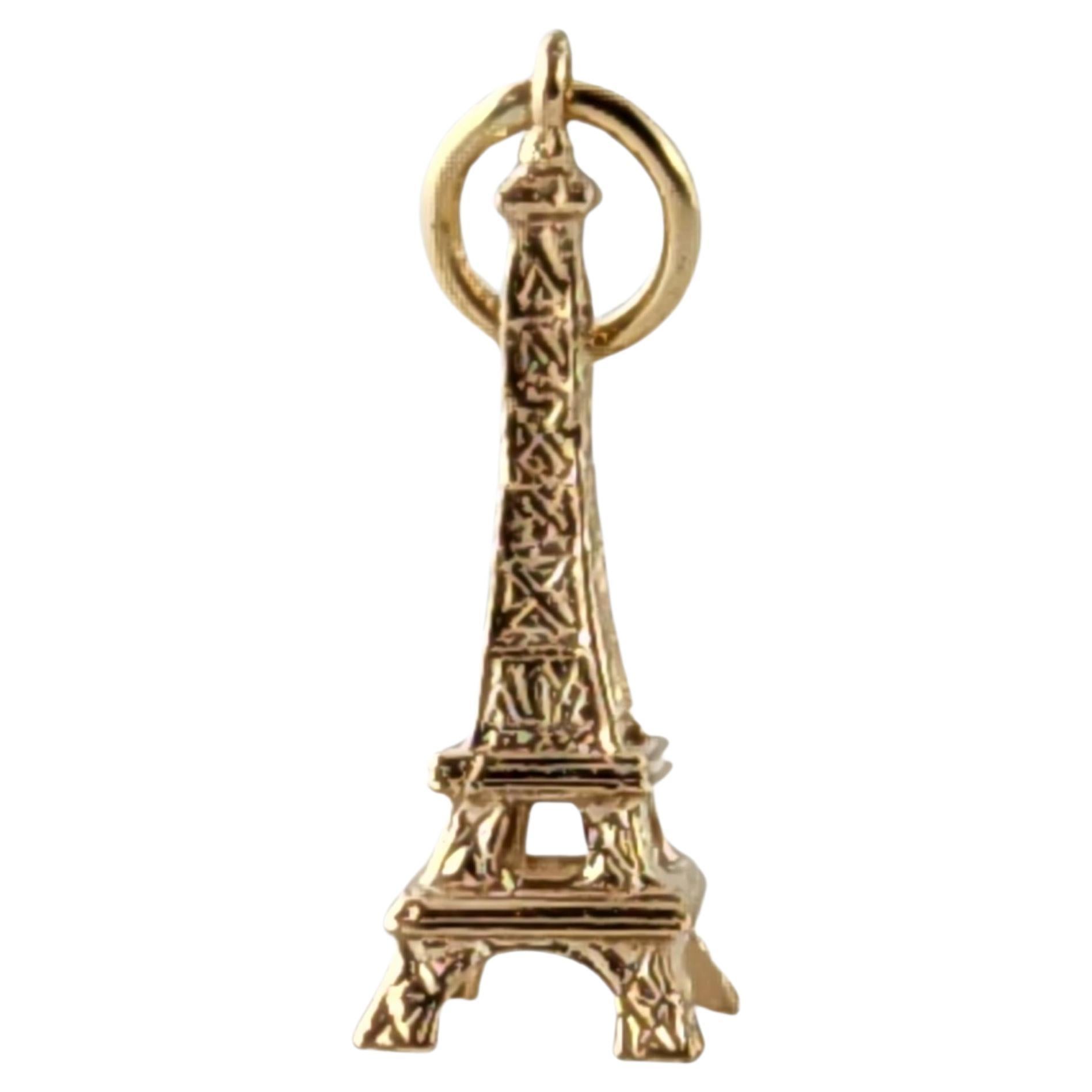 10K Yellow Gold Eiffel Tower Charm #23980