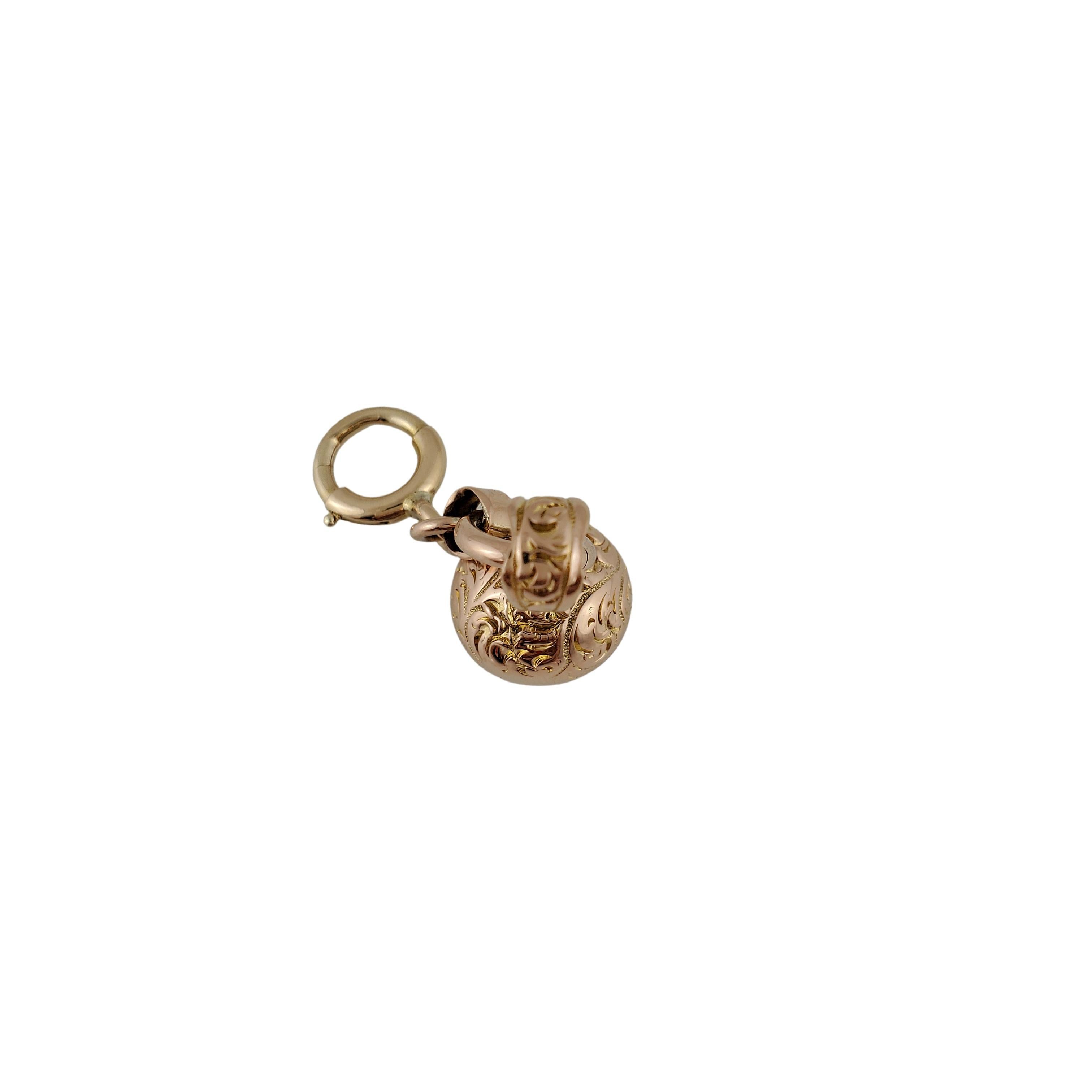 10K Yellow Gold Fob Charm For Sale 2