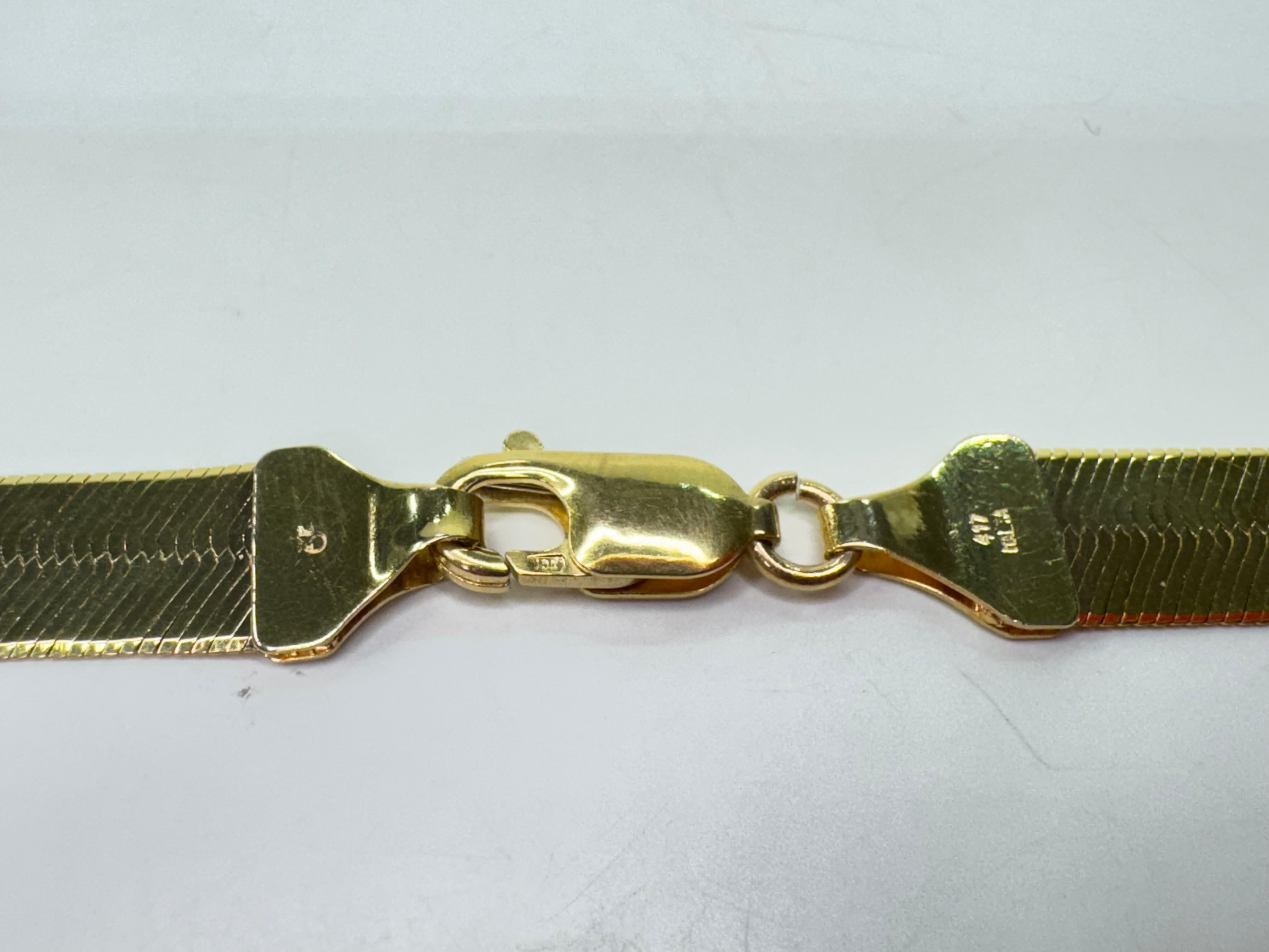 Cadena de espiga de oro amarillo de 10k en Bueno estado para la venta en Palm Desert, CA