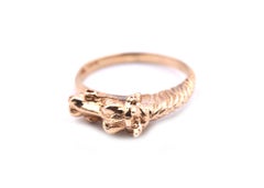 10 Karat Yellow Gold Horse Head Ring
