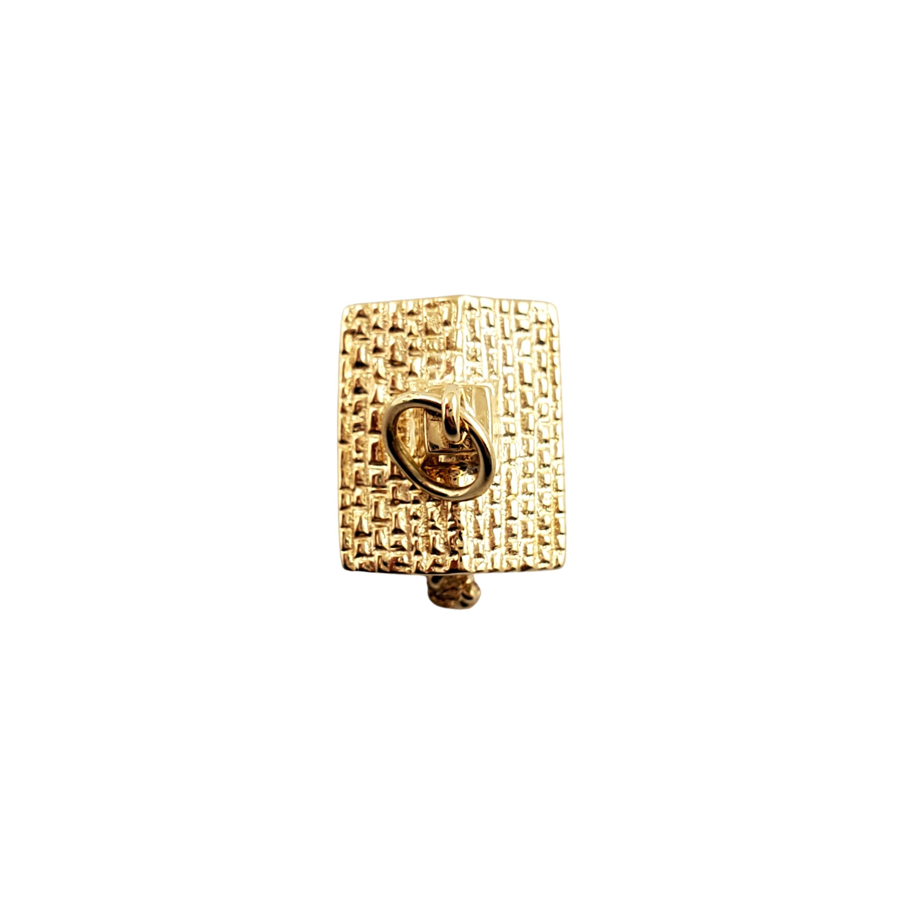 10K Yellow Gold House Charm 1