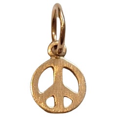 10K Yellow Gold Mini Peace Charm #18645