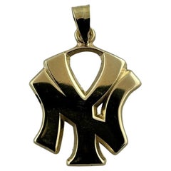 10K Yellow Gold New York Yankees Pendant #19598