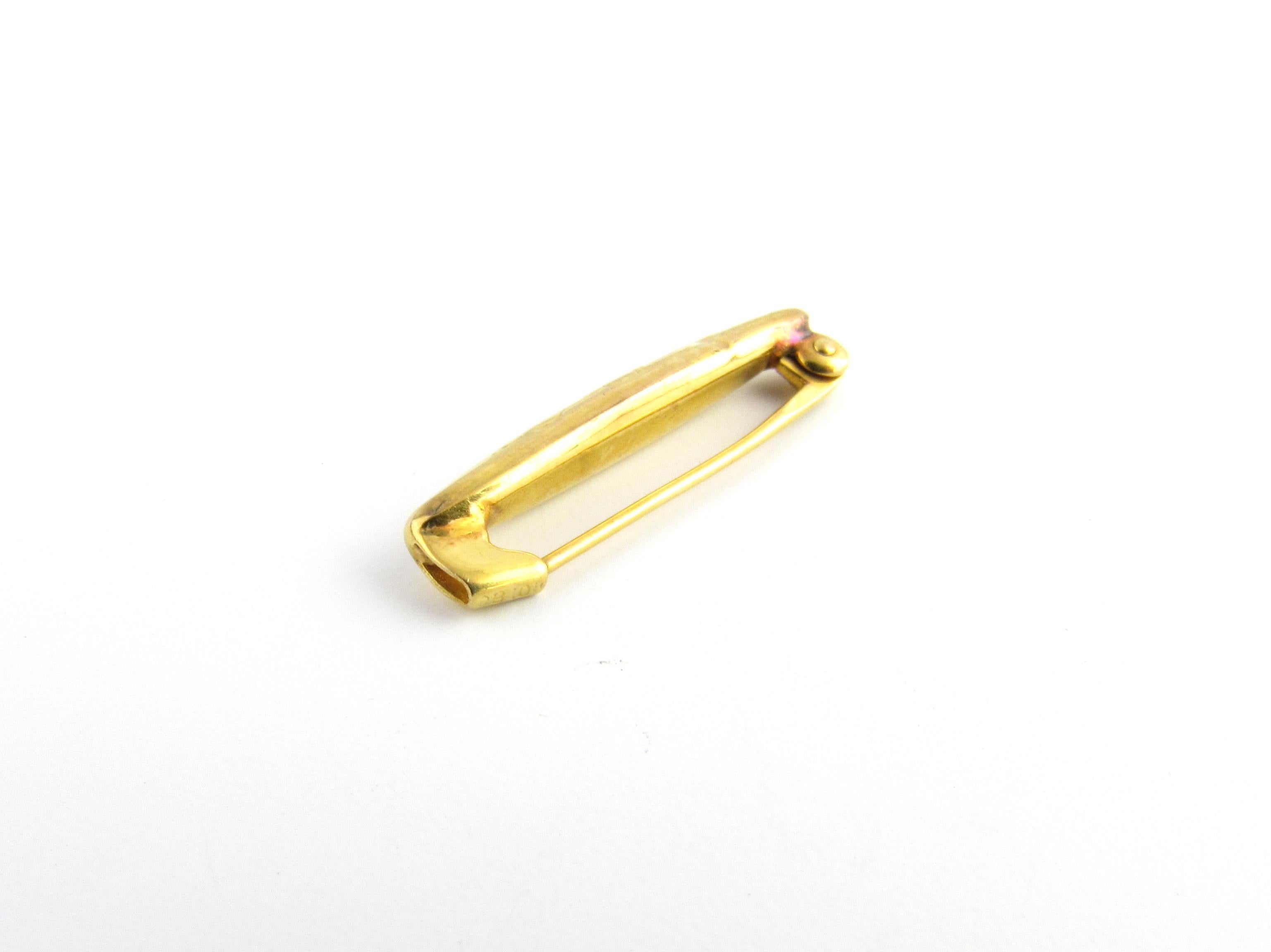 10K Yellow Gold Ostby Barton Floral Pin Brooch
7/8 