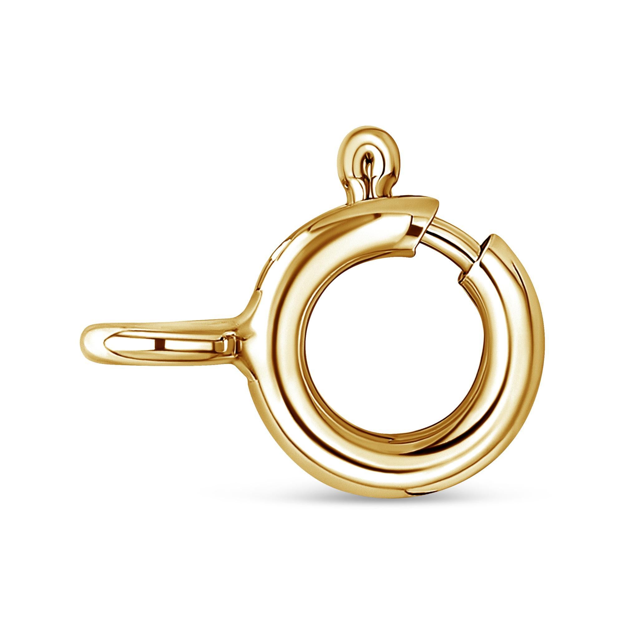 Moderne Collier pendentif cœur ouvert en argent plaqué jaune 10 carats et diamants 1/10 carat poids total en vente