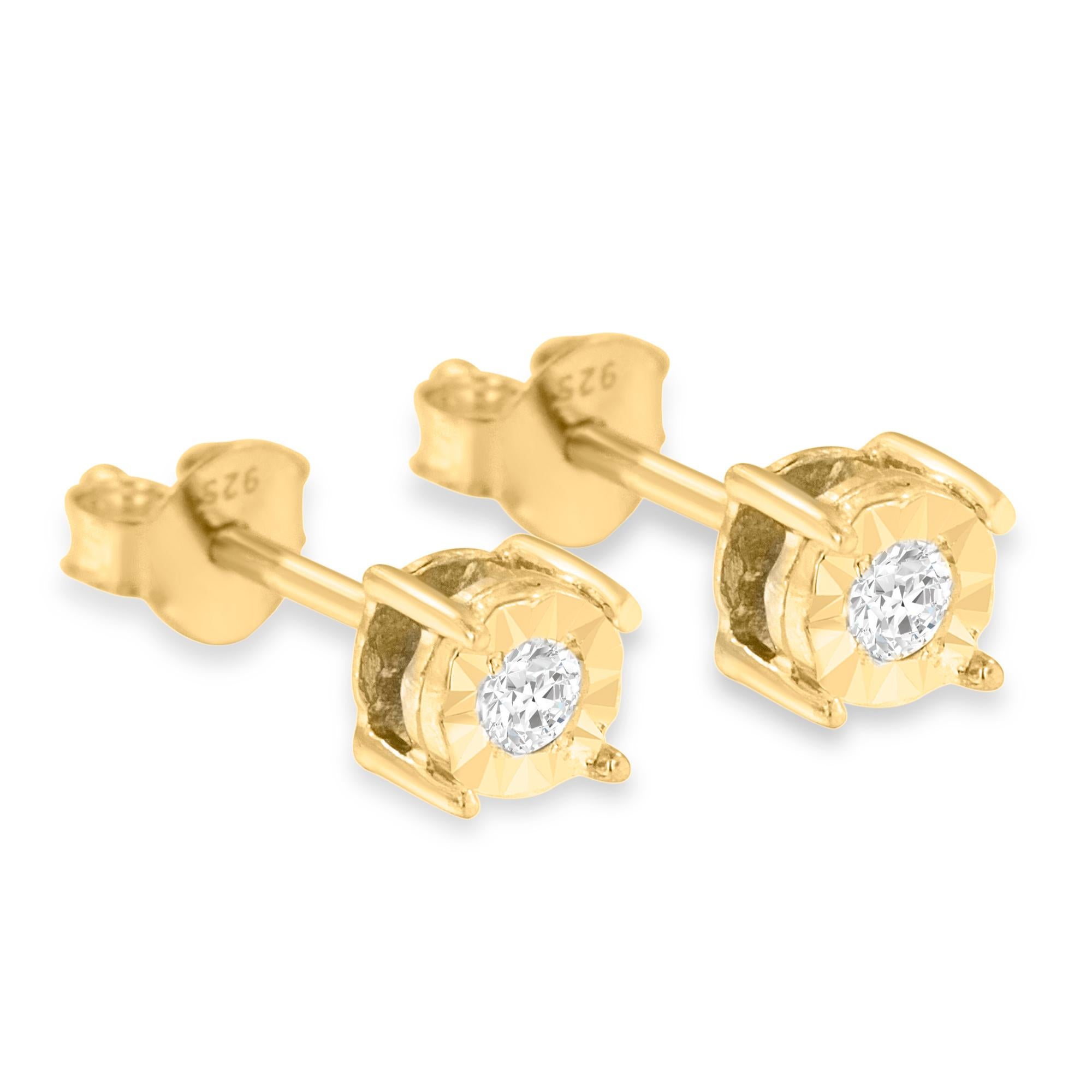 1/5 carat diamond earrings