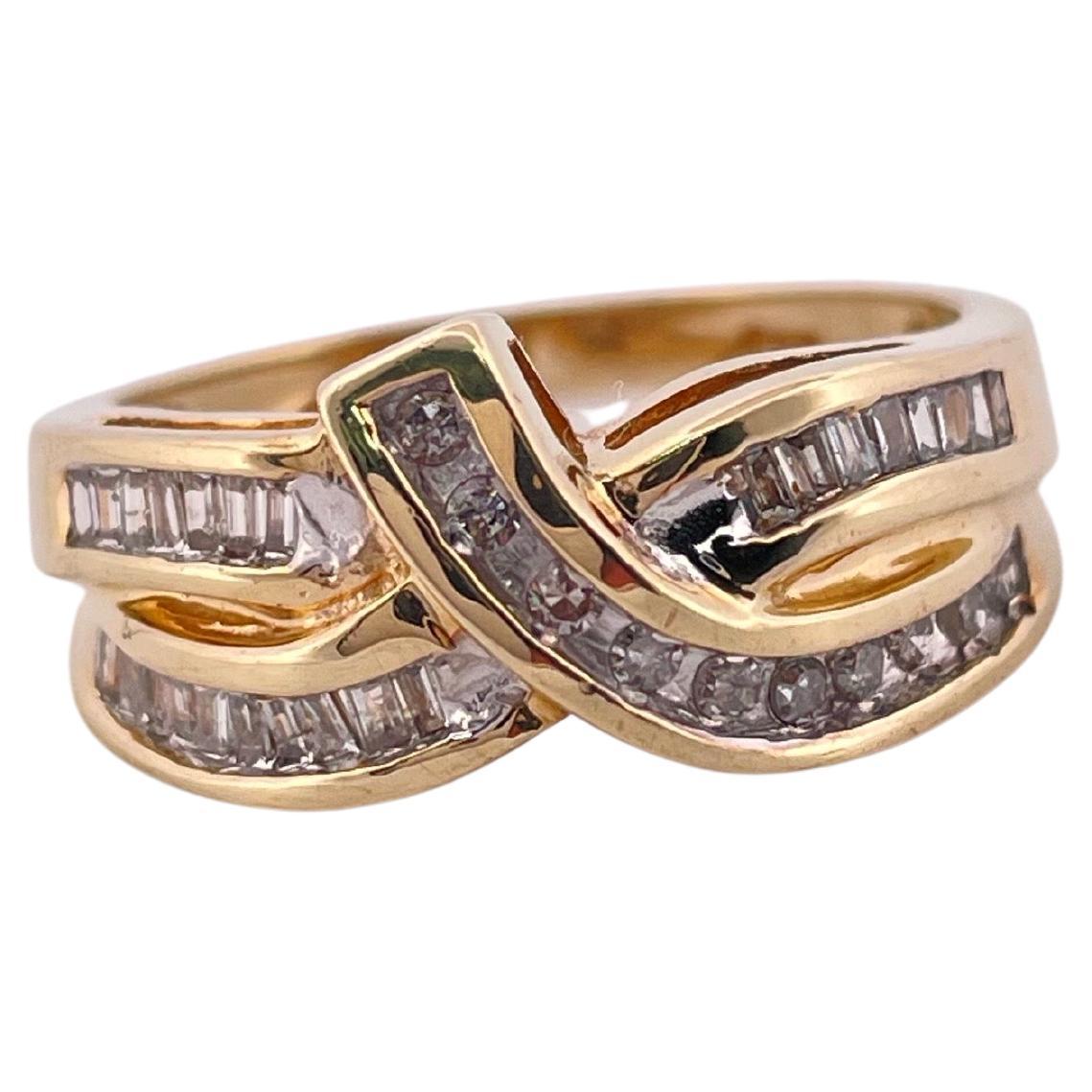 Anello con zaffiro in oro giallo 10k in vendita