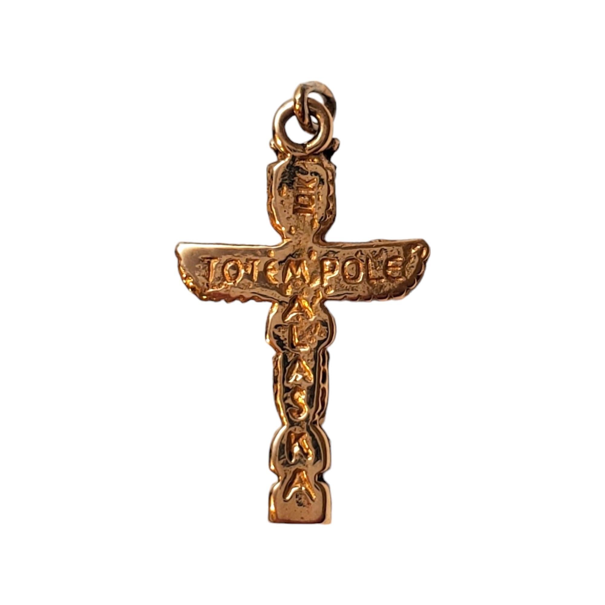 10K Yellow Gold Totem Pole Charm 

Embrace the spirit of tradition and adventure with the 10K Yellow Gold Totem Pole Charm. Crafted with meticulous detail and reverence, this charm captures the rich cultural heritage of totem poles. Each symbol and