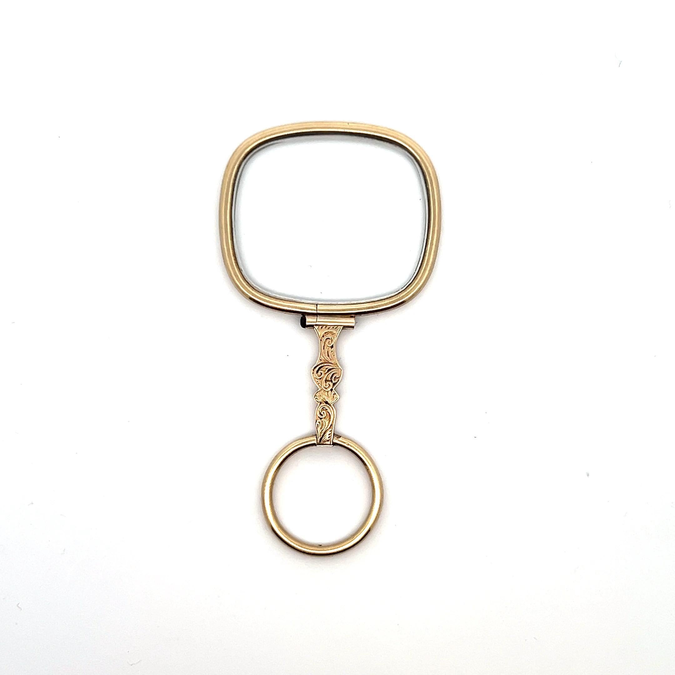 Lorgnette vittoriana in oro giallo 10k in vendita 3