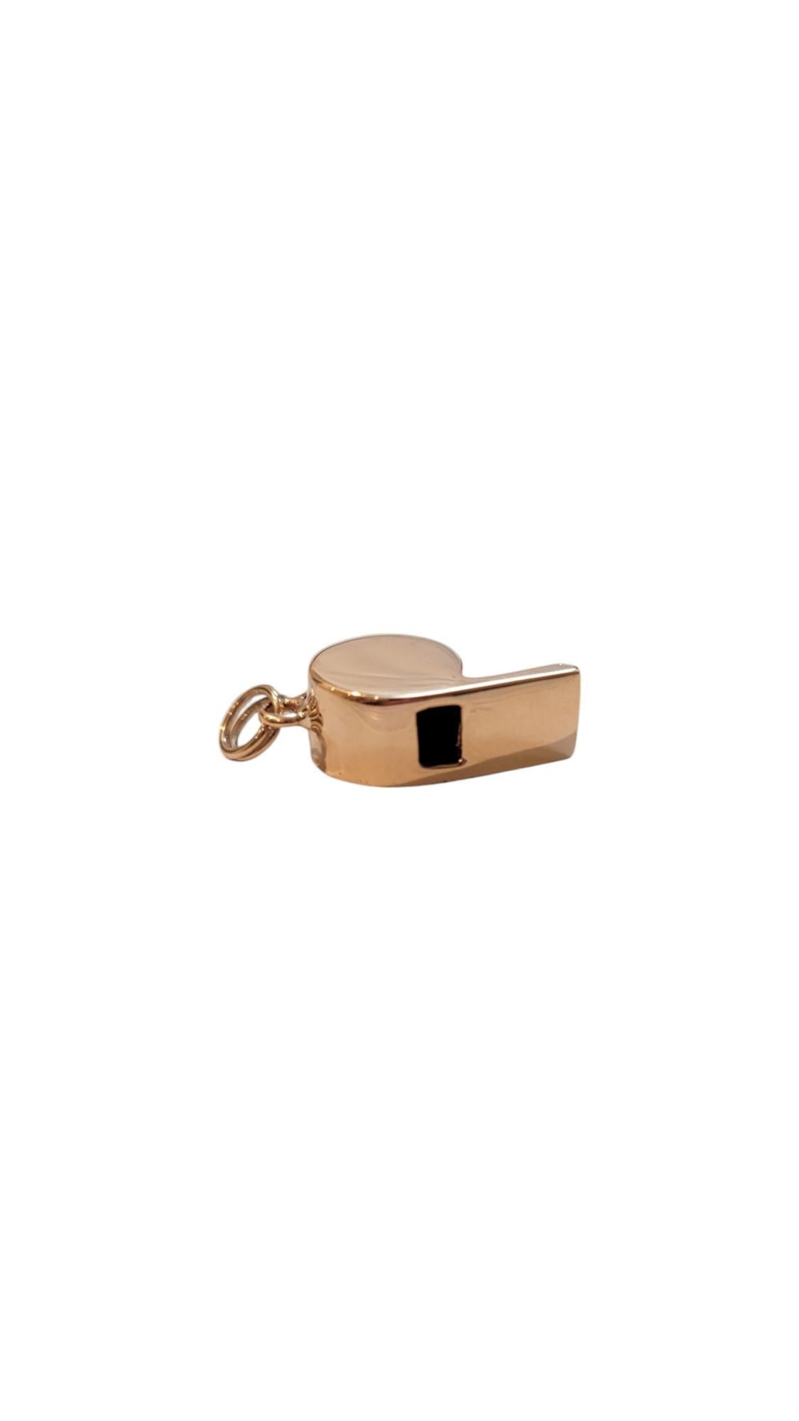 10K Yellow Gold Whistle Charm #20553