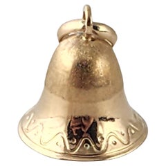 10K Yellow Gold Working Bell Charm #23974