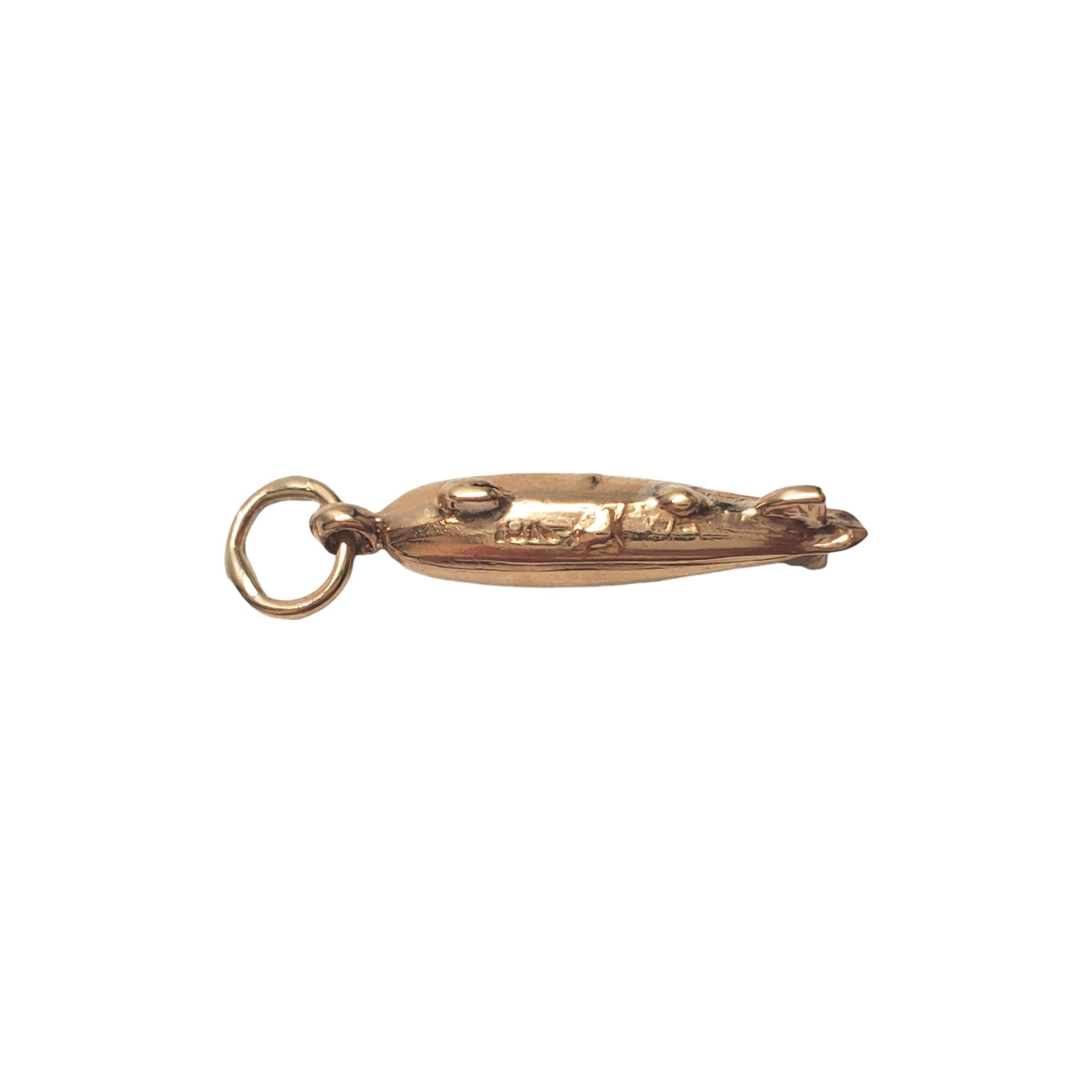 Breloque navire Zeppelin Airship en or jaune 10 carats en vente 2