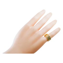 10Kt. Solid Gold Art Deco Ring and Adjustable circa 1940's Hand Made